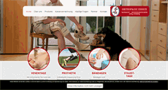 Desktop Screenshot of orthopaedie-zieser.at